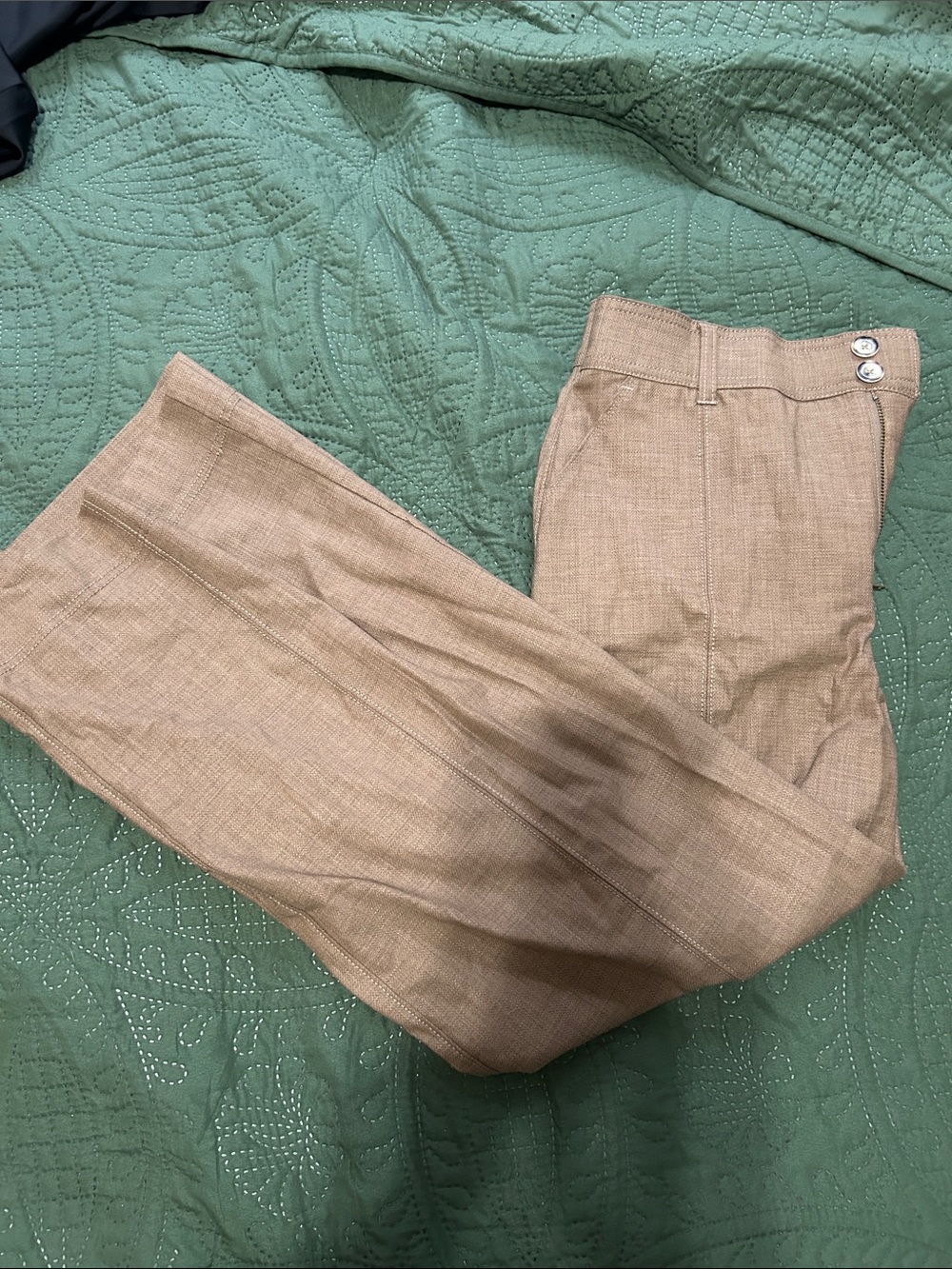 Democracy Women's Trousers — Beige Tan